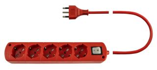 Cably U.5U 10/16A+Sch 3G1.5 Mt.1.5 Rosso – foto 2 di 4