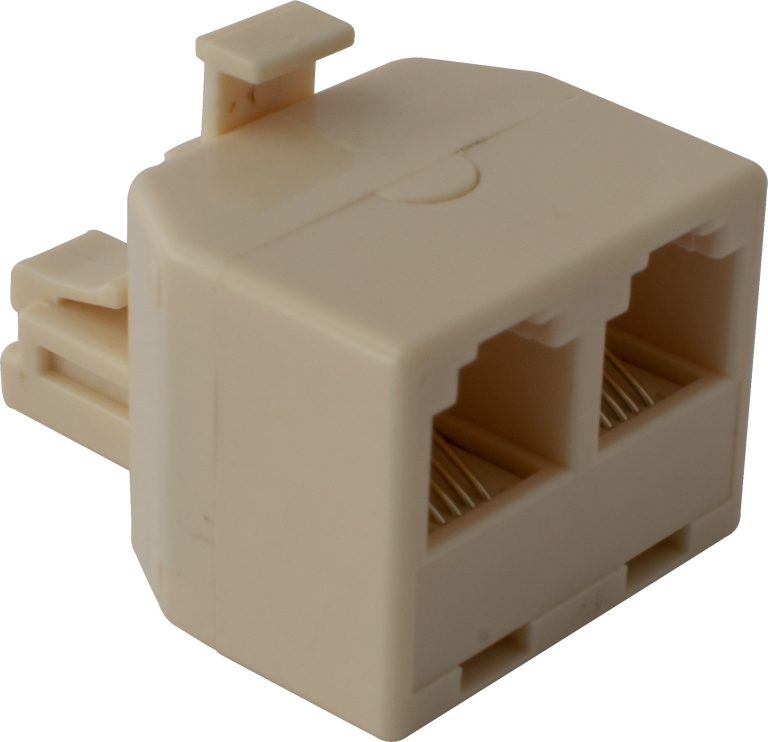 Accoppiatore Doppio Telef. Per Plug 6/4