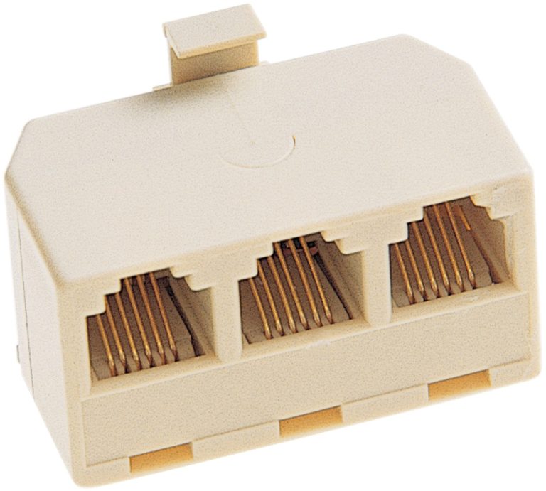 Accoppiatore Triplo Telef. Per Plug 6/4